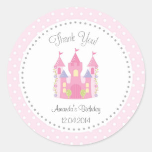 Sticker d'anniversaire du château Little Princess