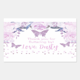 Sticker d'anniversaire pour papillon de parties sc