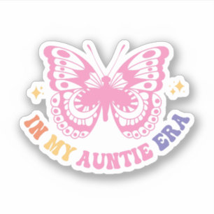 Sticker Dans ma Tante Era Baby Faire-part pour Tante Super