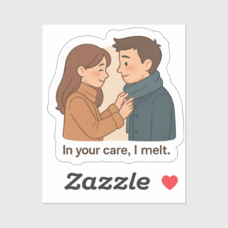 Sticker Dans Votre Soin, Je Mélange - Doux Couple