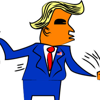 Sticker Danse de Trump
