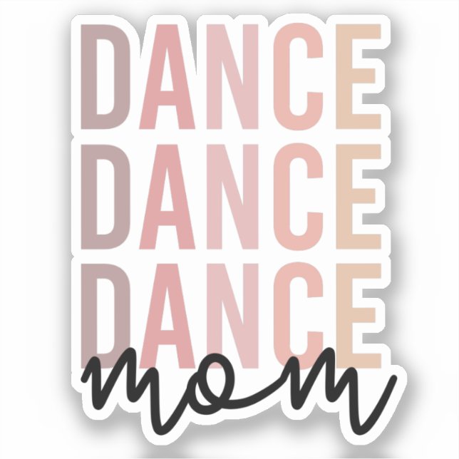 Sticker Danse maman | Danse maman | Dancer Mama Cadeau (Recto)