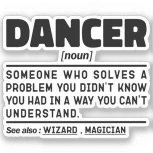 Sticker Danseur Noun Funny Dance Instructeur Danser Amant