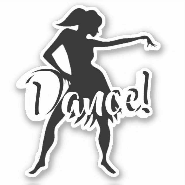 Sticker Danseur personnalisable (Devant)