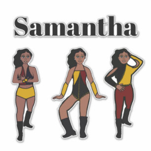 Sticker Danseuse Tri Style Gold Cherry #1