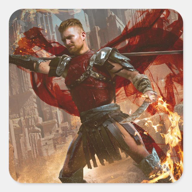 Sticker d'art Dragon of the Desert Epic Imaginaire (Devant)