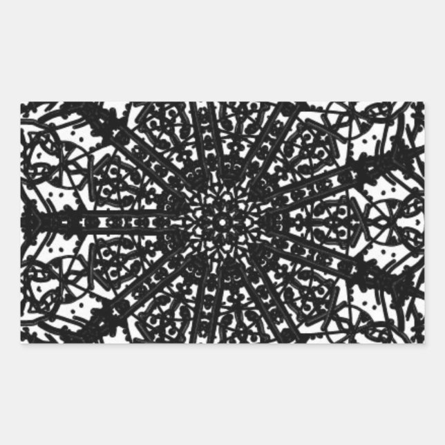 Sticker d'art monochromatique (Devant)