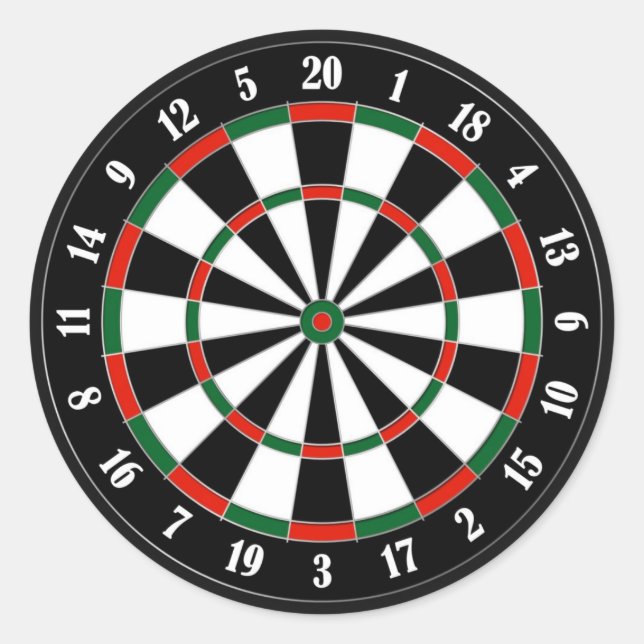 Sticker Dartboard (Devant)