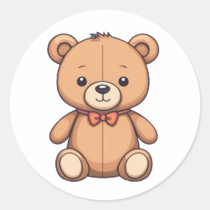 sticker d'artline de l'ours en peluche