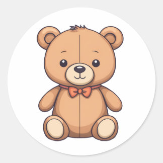 sticker d'artline de l'ours en peluche