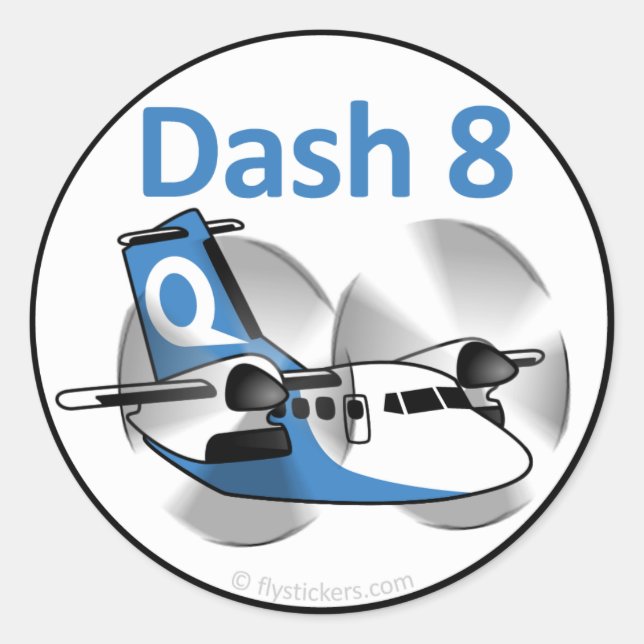 Sticker Dash 8 (Factory Livery) (Devant)