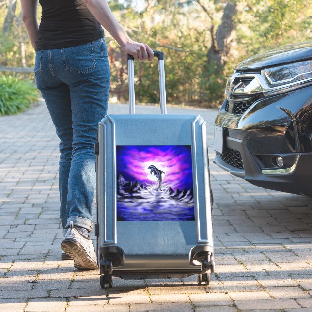 Sticker Dauphin clair de lune (Valise Insitu)