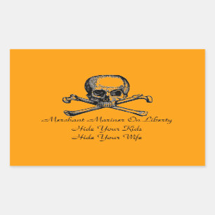 Sticker d'avertissement du marchand Mariner