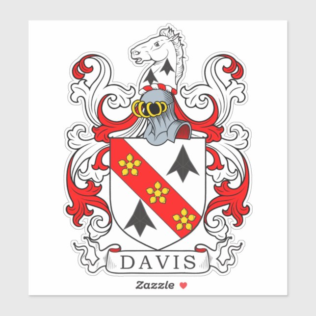 Sticker Davis Family Crest (Feuille)