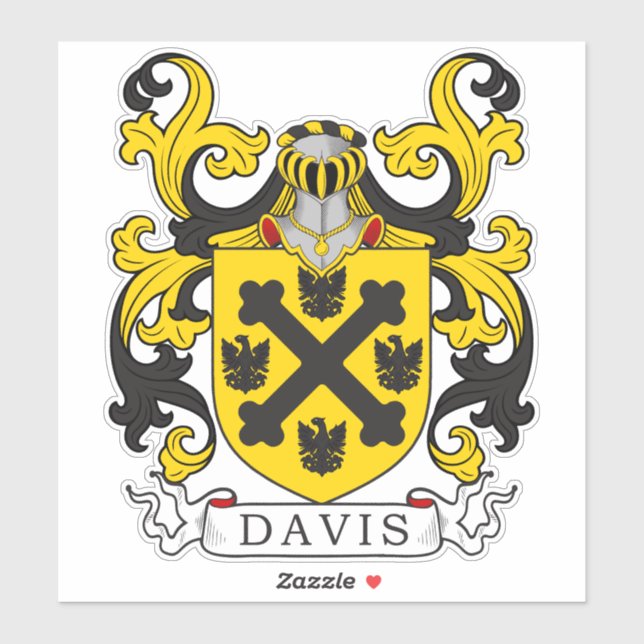 Sticker Davis Family Crest (Feuille)