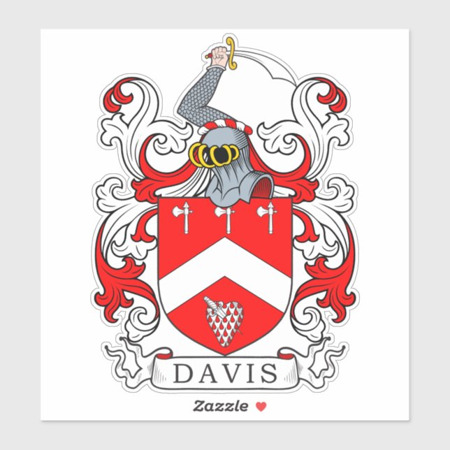 Sticker Davis Family Crest (Feuille)