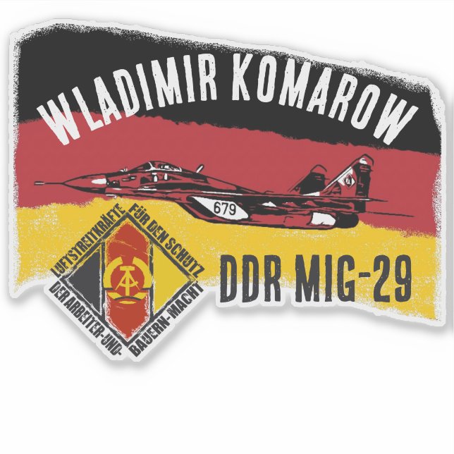STICKER DDT MIG 29 (Devant)