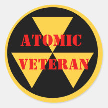 Sticker de Atomic Veteran en couleurs vives et aud