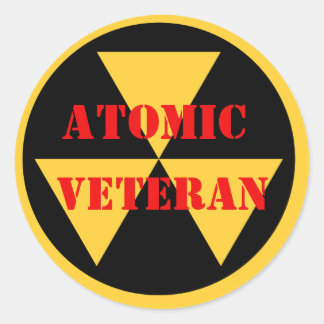 Sticker de Atomic Veteran en couleurs vives et aud