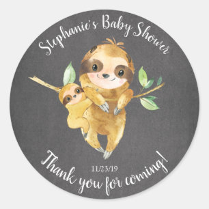 Sticker de Baby shower de la fente de tableau noir