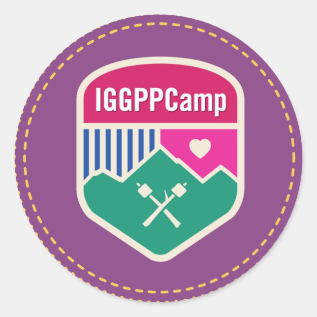 Sticker de Badge IGGPPCamp (Devant)