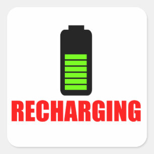Sticker de batterie de recharge