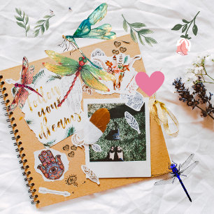 Sticker De belles illustrations de la nature pour scrapboo