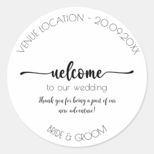 Sticker de bienvenue, Mariage, Fiançailles, Parti 