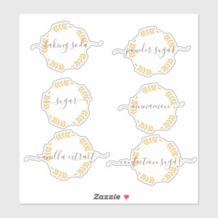 Sticker de boîte à pâte de l'organisation de la Pa