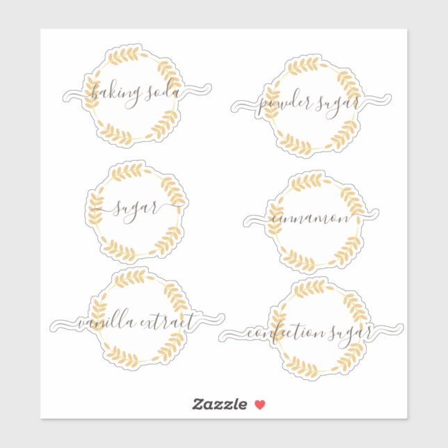 Sticker de boîte à pâte de l'organisation de la Pa (Feuille)