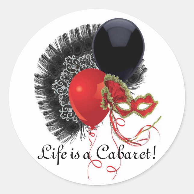 Sticker de cabaret (Devant)