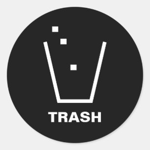 STICKER DE CASCADE DE TRASH