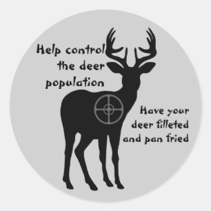 Sticker de chasse aux cerfs