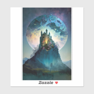 Sticker de château Imaginaire magique