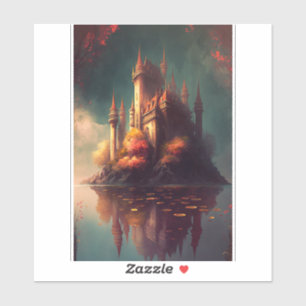 Sticker de château Imaginaire magique
