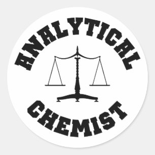 Sticker de chimiste analytique