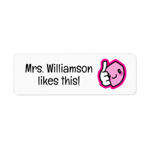 Sticker de classe pour enseignant mignon pouces ve