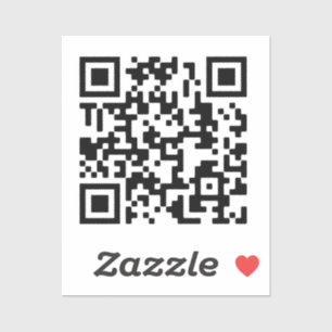 Sticker de code QR professionnel