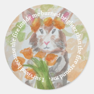 Sticker de collecte de fonds California Wildfire R