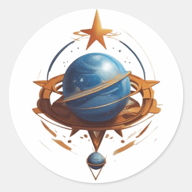 Sticker de conception spatiale (Devant)