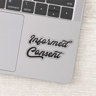 Sticker de consentement éclairé