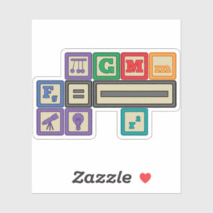 Sticker de contour des blocs de futurs physiciens