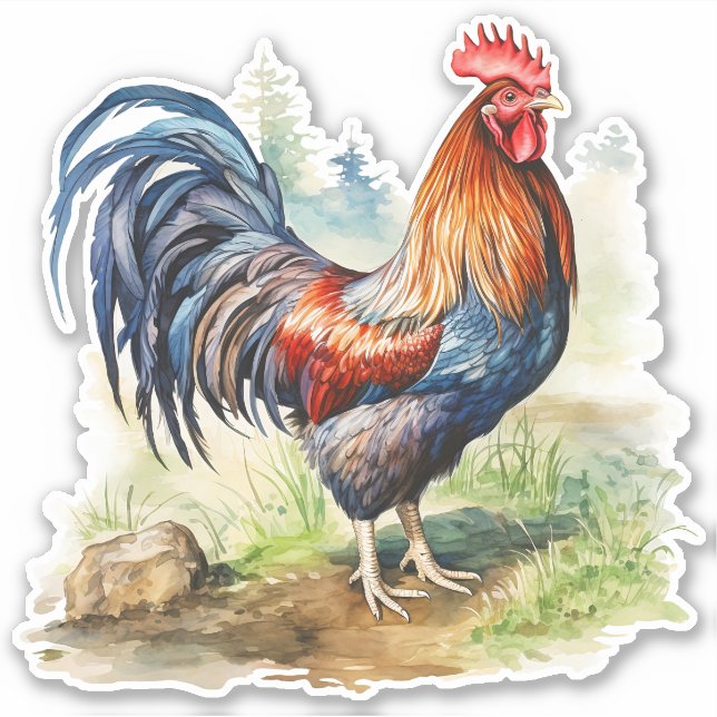 Sticker de coq (Devant)