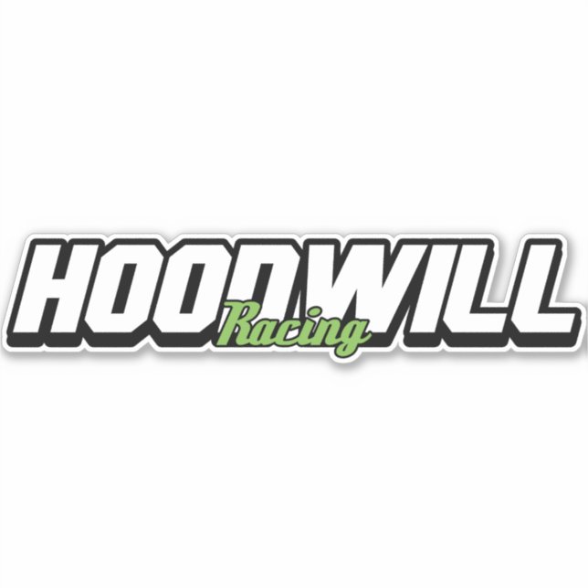 Sticker de course Hoodwill (Devant)