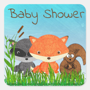 Sticker de créature pour animaux de baby shower