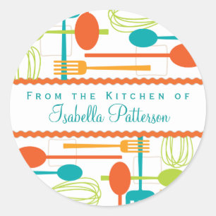 Sticker de Cuisine rétro de cuisine