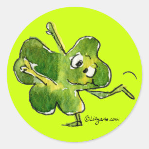 Sticker de danse Shamrock Irish Jig