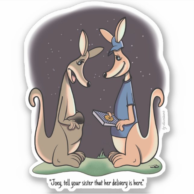 Sticker de découpe personnalisée de livraison (Devant)