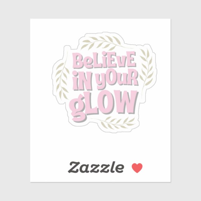 Sticker de devis motivationnel (Feuille)