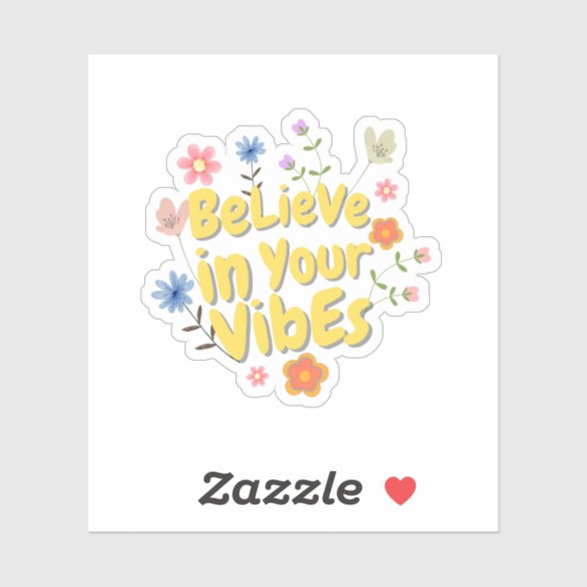 Sticker de devis motivationnel (Feuille)